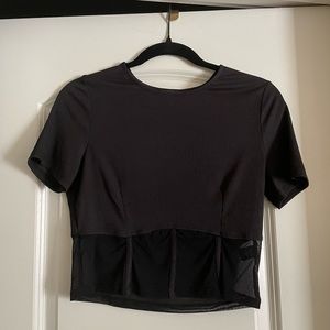 Black Corset crop top